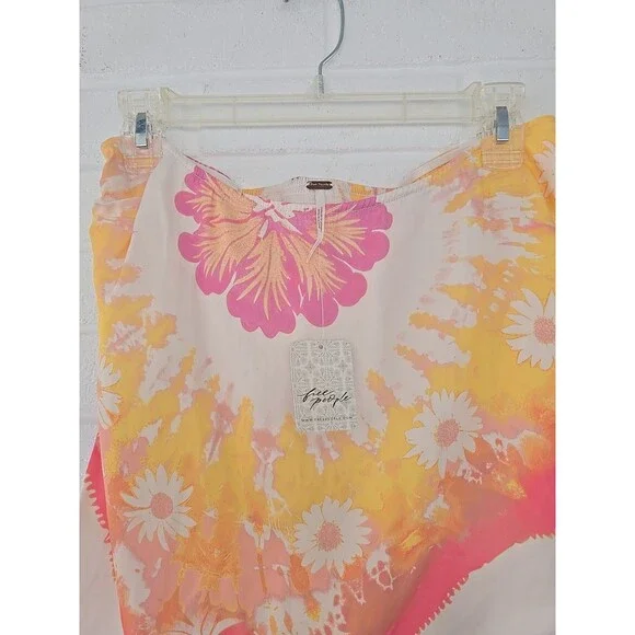 Free People Better Than That Tube Top Size S NWT Floral Print Boho - Picture 4 of 13